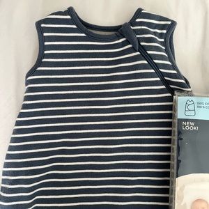 WOOLINO Blue Baby Sleep Sack 0-6 Months